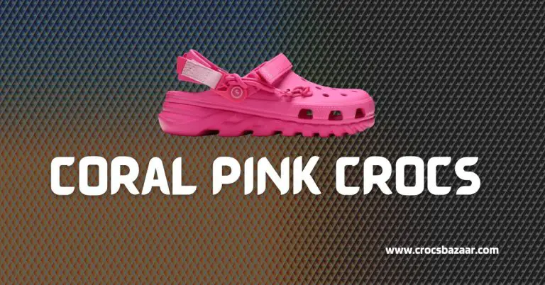 Coral Pink Crocs