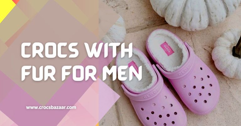 Crocs with fur for men