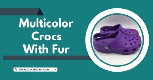 Multicolor Crocs With Fur