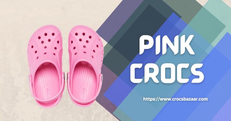 Pink Crocs