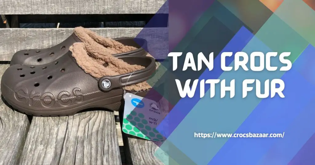 Tan-crocs-with-fur-crocsbazaar.com