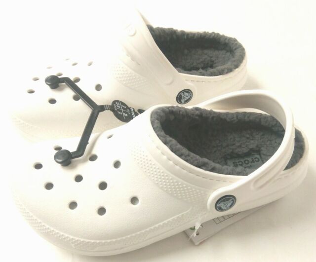 Junior White Crocs
