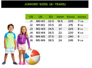 Crocs size chart- junior's size
