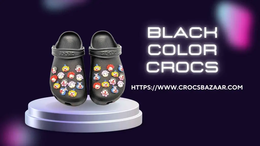 Black Color Crocs