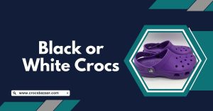 black or white crocs