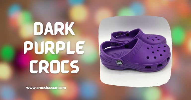 Dark Purple Crocs