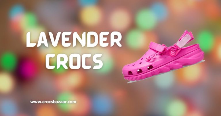 Lavender Crocs