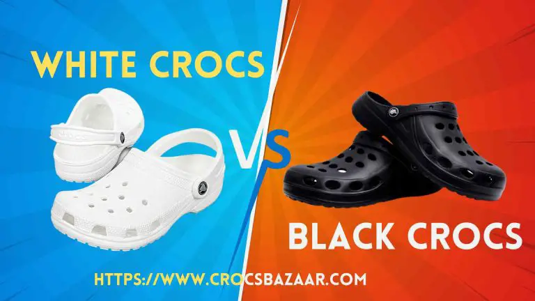 White Crocs VS Black Crocs