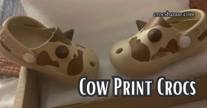 Cow Print Crocs